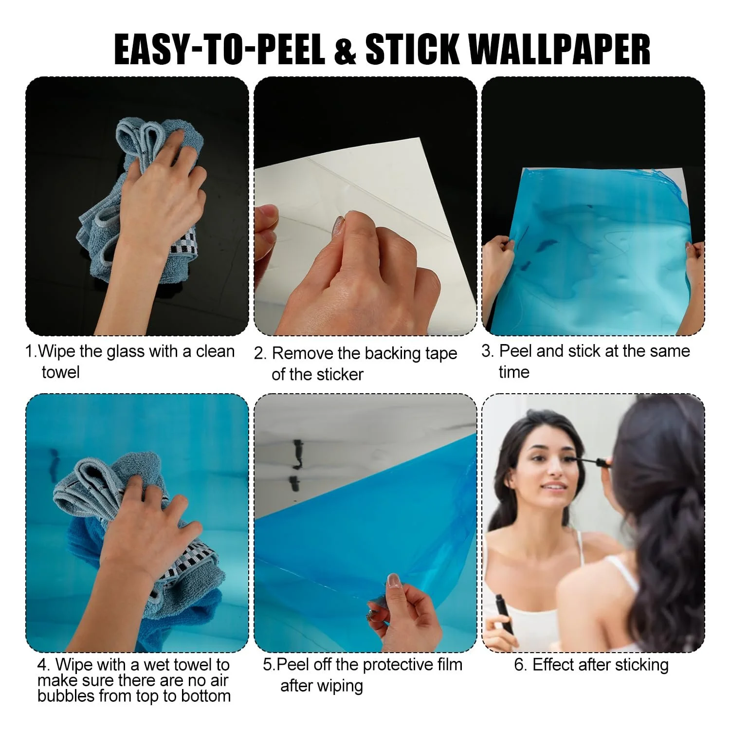 Наклейка на стіну дзеркальна 40 x 500 см Гнучка Без скла Самоклейна Вініловий рулон, фото №4 Наклейка на стіну дзеркальна 40 x 500 см Гнучка Без скла Самоклейна Вініловий рулон, фото №4