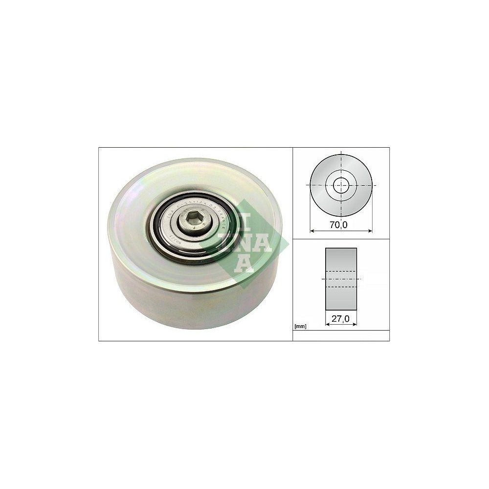 Ролик обводной/направляющий поликлинового ремня Schaeffler INA 532 0398 10 для BMW MINI, фото №1 Ролик обводной/направляющий поликлинового ремня Schaeffler INA 532 0398 10 для BMW MINI, фото №1