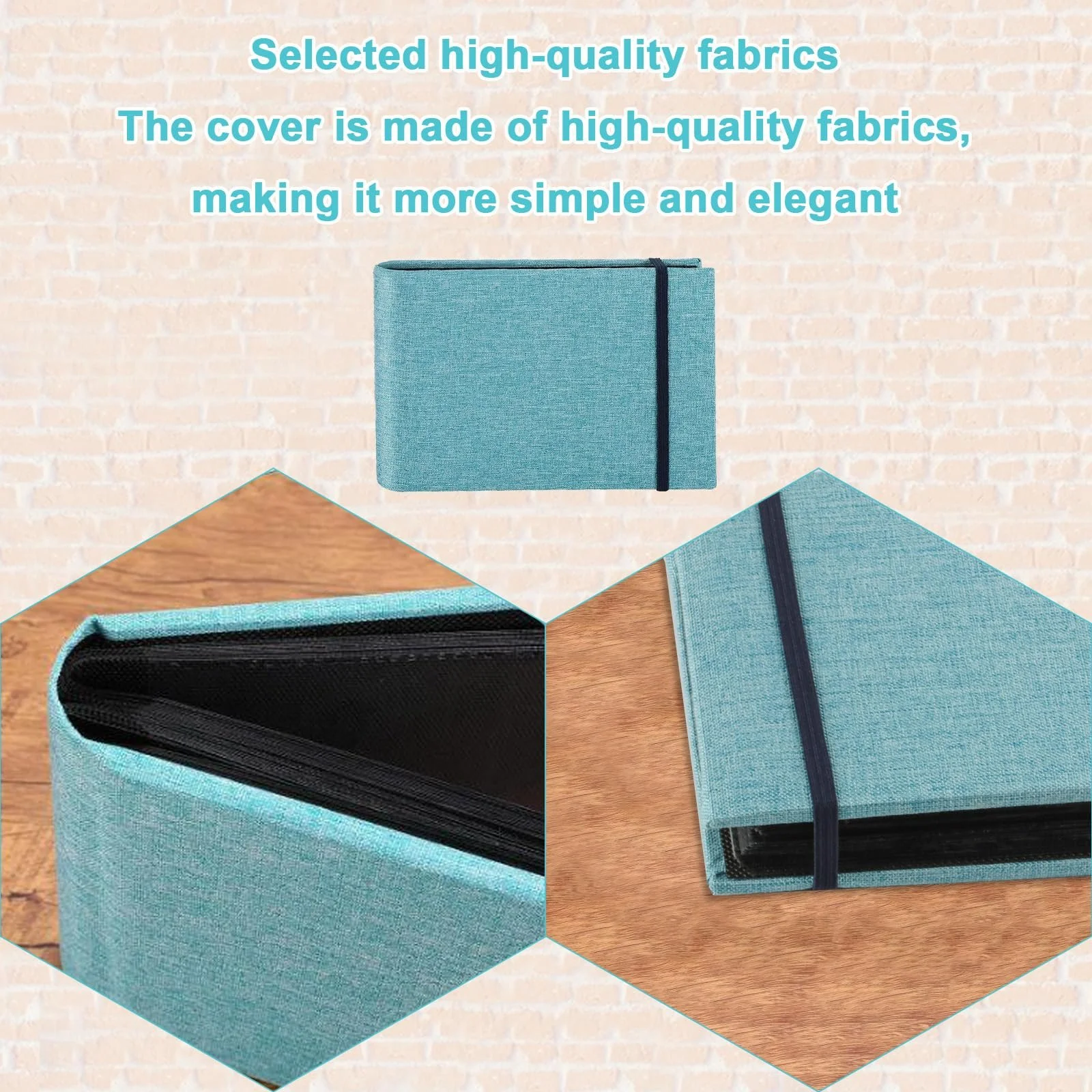 Мини Фотоальбом 15x10 см на 40 фотографий, портативный дорожный фотоальбом с тканевой обложкой для свадебных семейных праздничных фотографий, фото №4 Мини Фотоальбом 15x10 см на 40 фотографий, портативный дорожный фотоальбом с тканевой обложкой для свадебных семейных праздничных фотографий, фото №4