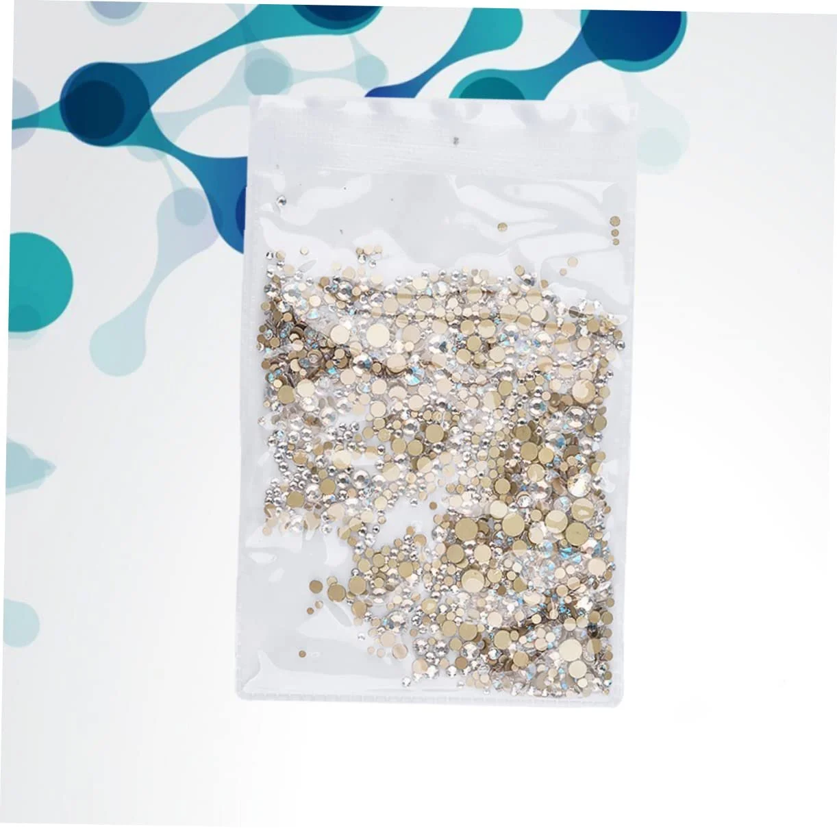 Стразы для ногтей PLAFOPE 1440 шт. Блестящие стразы для креативного маникюра и дизайна ногтей для профессионалов и любителей, фото №8