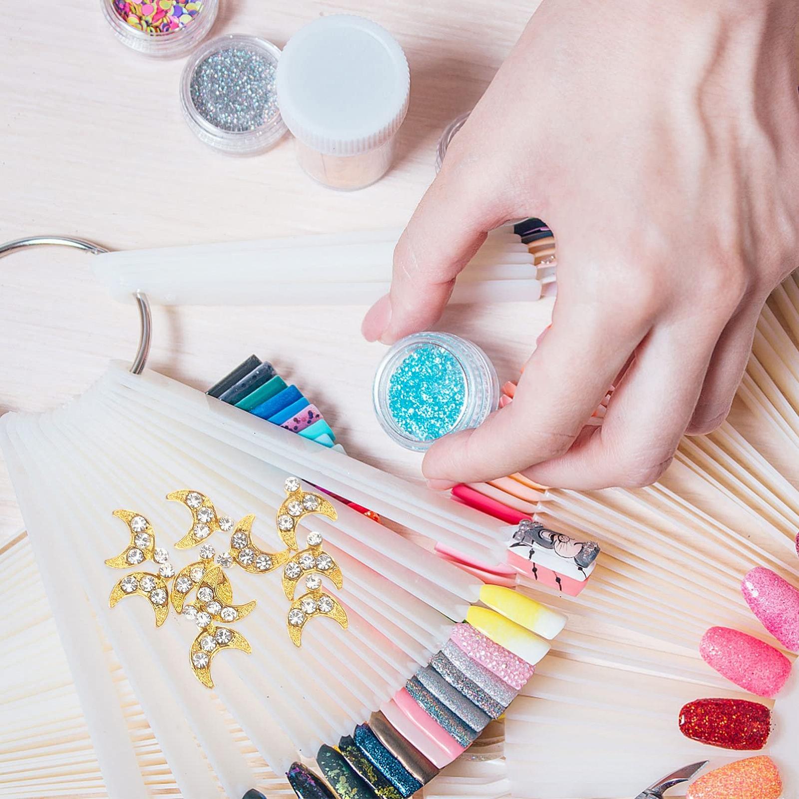 Украшения для ногтей minkissy Луна и Звезда 120 шт., фото №2