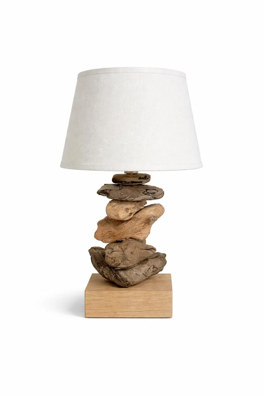 Настільна лампа Ручна робота Driftwood Light Grey, фото №6