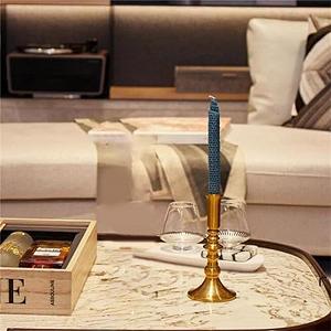 Подсвечник Metal Antique Brass Finish Secure Hold for Taper Candles 7,87см, 3,74 Base (L) synthetic.ua - Фото 1