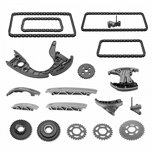 Комплект цепи ГРМ PartsTec PTA114-0279 для AUDI VW, левый, правый - Фото 1