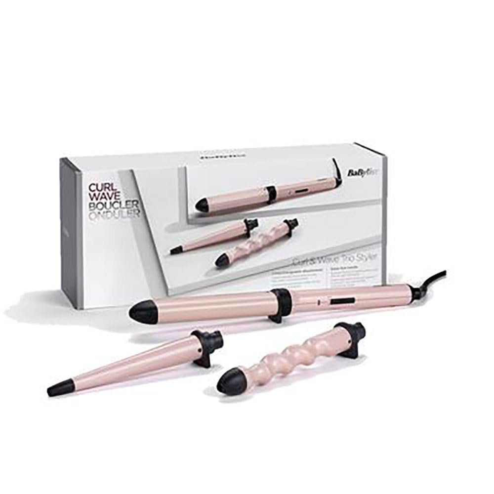 Мультистайлер BaByliss Curl and Wave Trio MS750E Pink Керамічне покриття, фото №1
