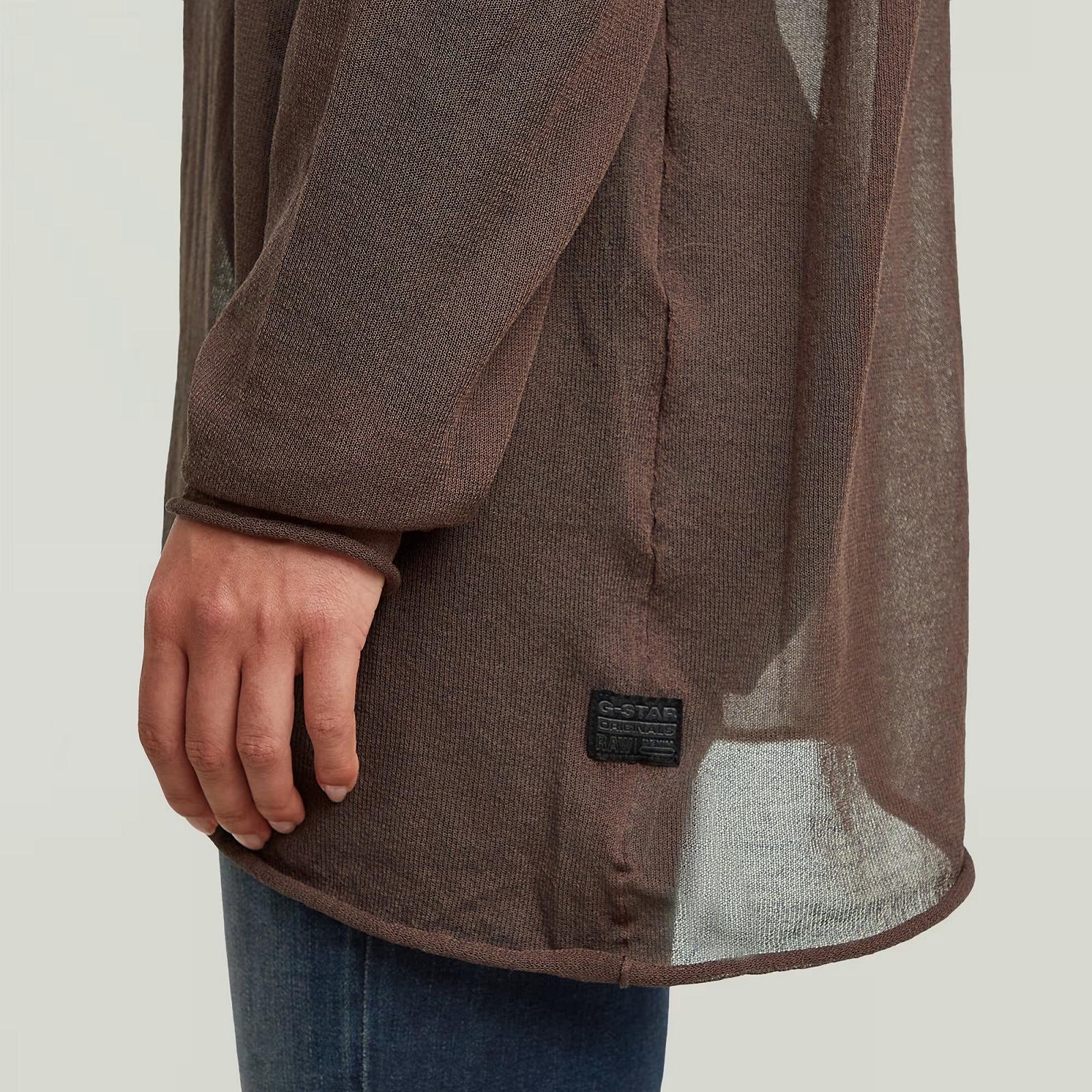 Женский свитер G-Star RAW Sheer Loose Turtle Knitted Sweater - S, фото №5