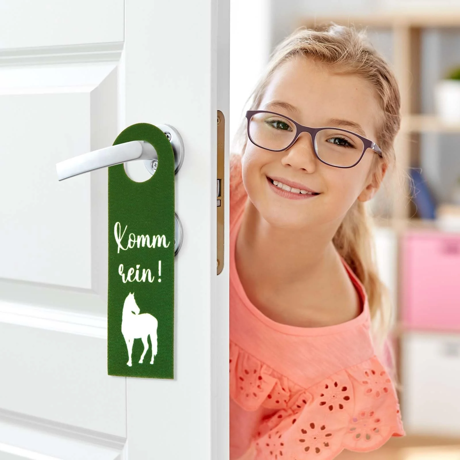 Набор SATINIOR Лошадиные носки Вешалка на дверь Komm Rein Ich Will Meine Ruhe с лошадиным мотивом Подарок на день рождения/выпускной, фото №5 Набор SATINIOR Лошадиные носки Вешалка на дверь Komm Rein Ich Will Meine Ruhe с лошадиным мотивом Подарок на день рождения/выпускной, фото №5