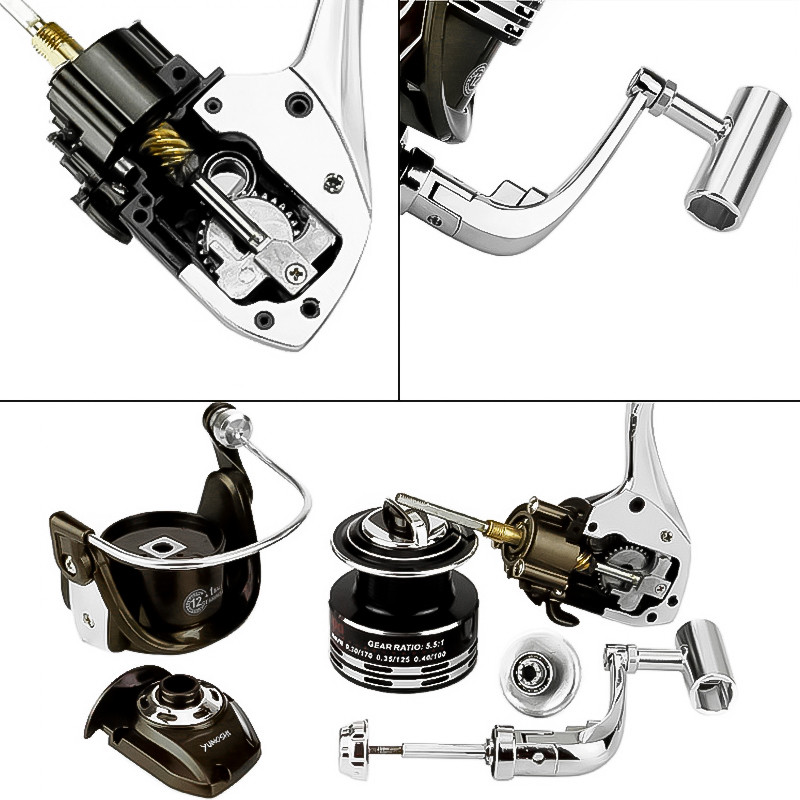 Беззинерційна катушка для спинінгу Yumoshi BY 6000 Black (5443-58119), фото №6 Беззинерційна катушка для спинінгу Yumoshi BY 6000 Black (5443-58119), фото №6