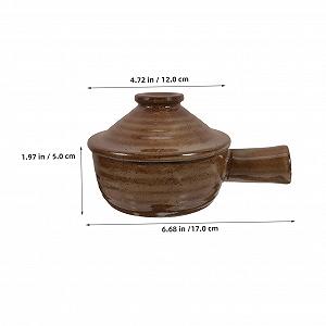 Набір ковшів-жаровень VALICLUD 2 шт керамічні з кришками для мікрохвильової печі synthetic.ua - Фото 1