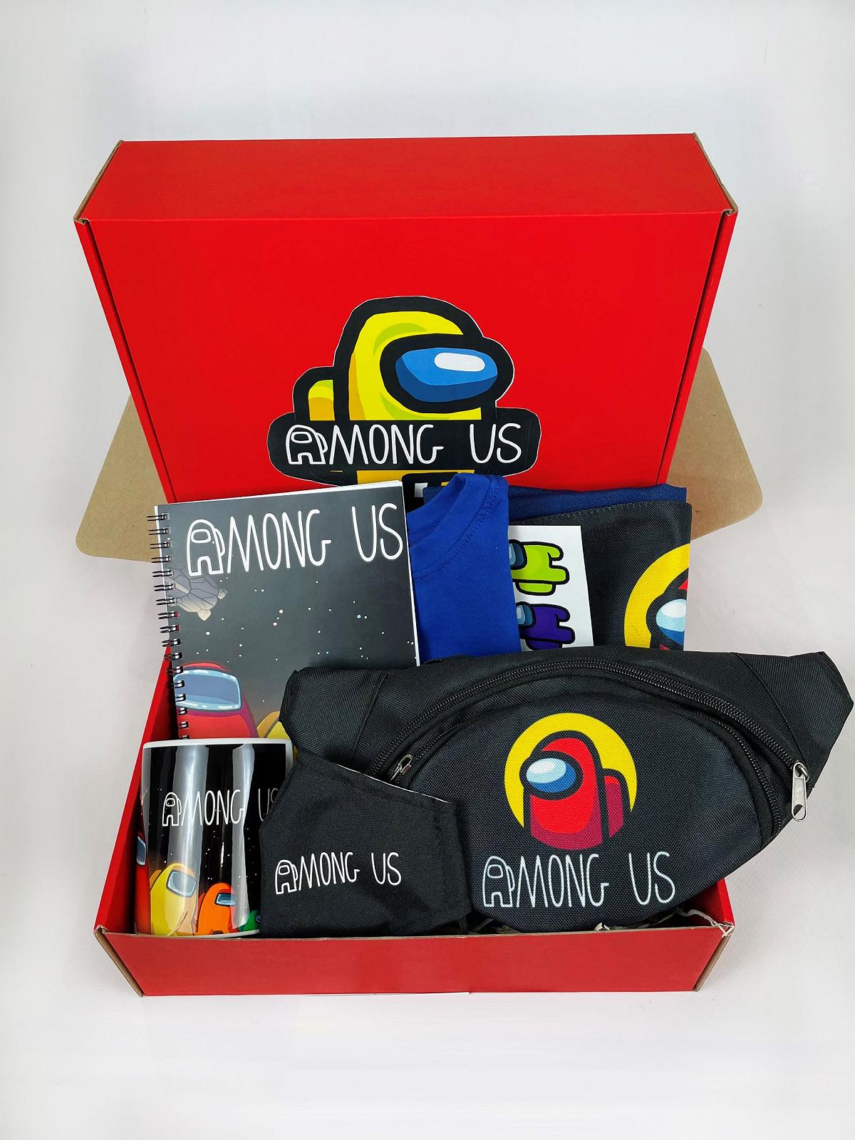 Among Us Подарунковий бокс набір Амонг Ас подарунок дівчинці і хлопчику MaxiBox8, фото №1