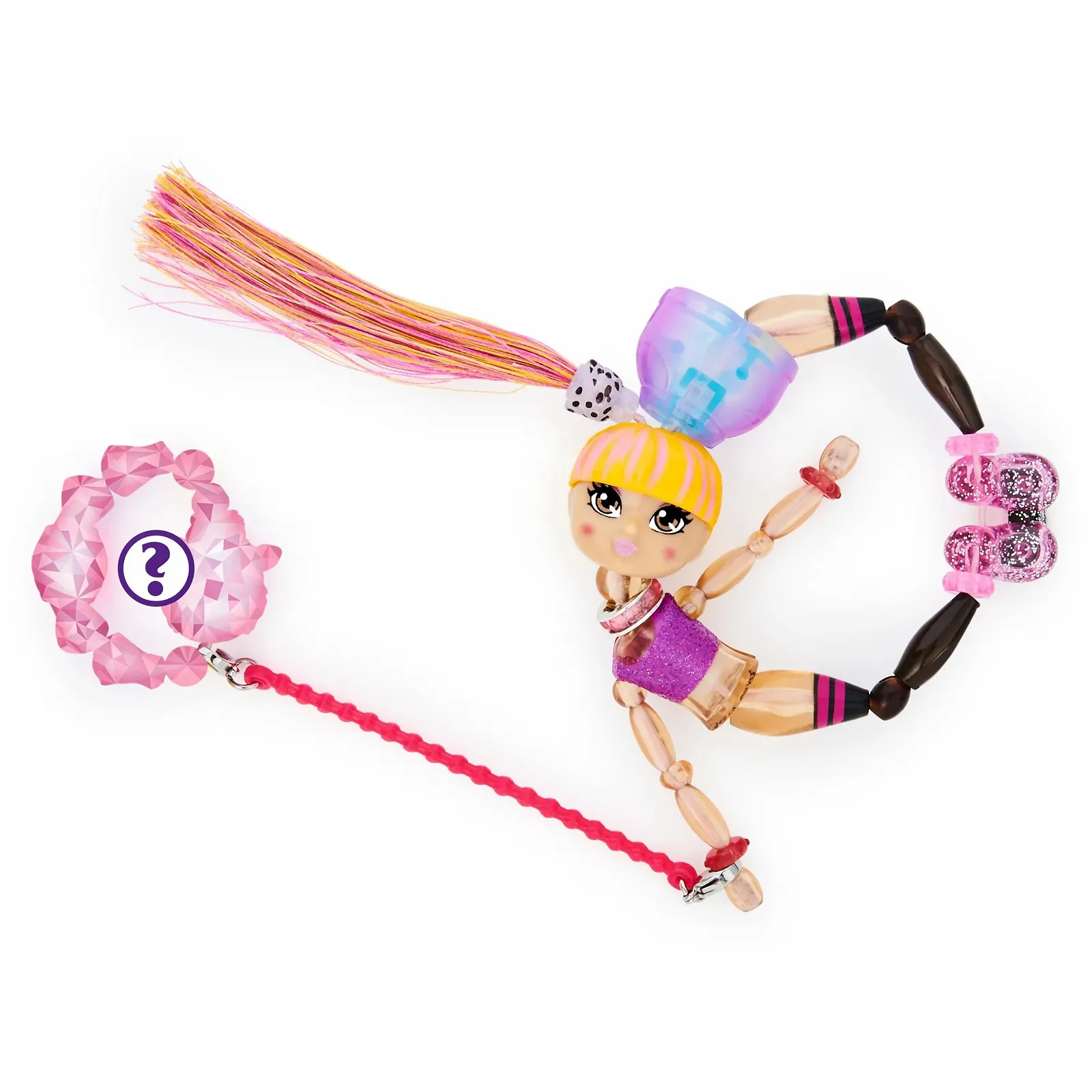 Лялька-браслет Twisty Girlz Krystal Kool, що трансформується, з сюрпризом, для дітей віком від 4 років, фото №3