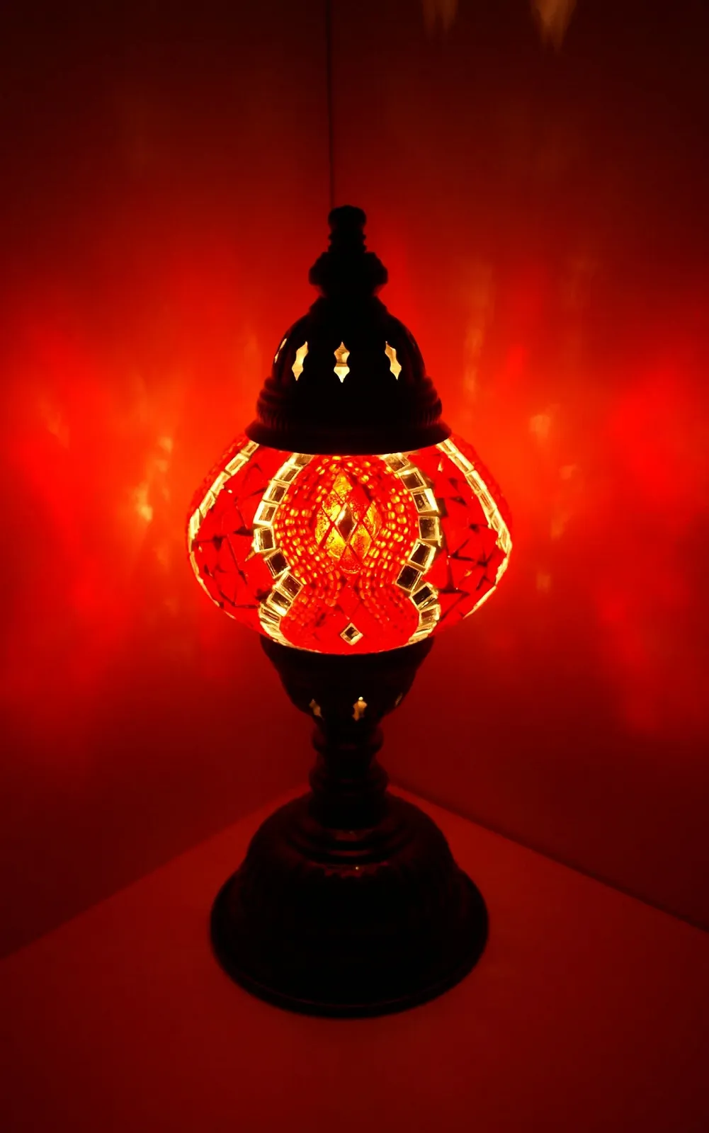 Настільна лампа M Мозаїчна Східна Червона, фото №1