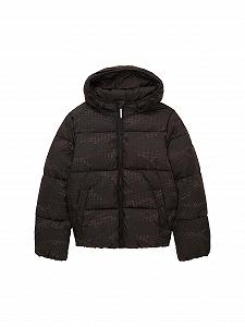 Пуховая зимняя куртка с капюшоном TOM TAILOR для мальчиков - Фото 1