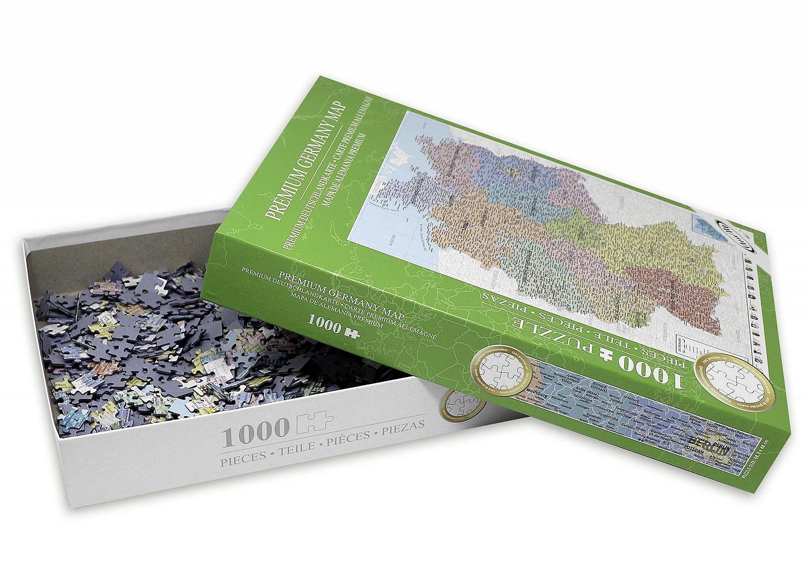 Пазл Close Up Germany Premium Map 2021 1000 деталей 68 x 48 см, фото №4