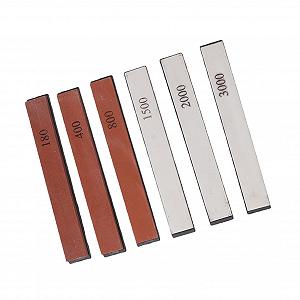 Набор точильных камней 6 шт. с угловой направляющей для ножниц synthetic.ua - Фото 1