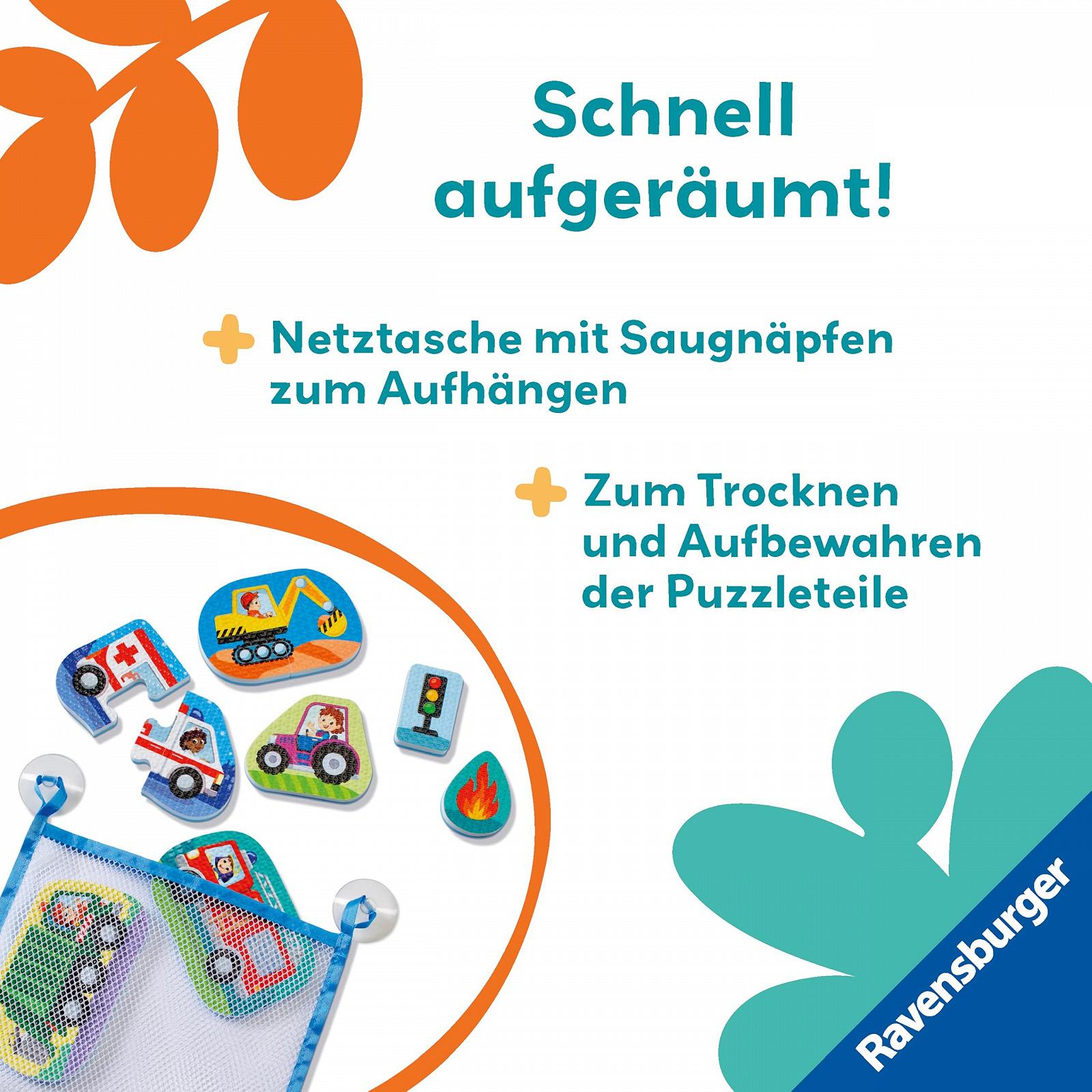 Пазл для ванны Ravensburger Play+ My First Vehicles, от 12 месяцев, фото №5