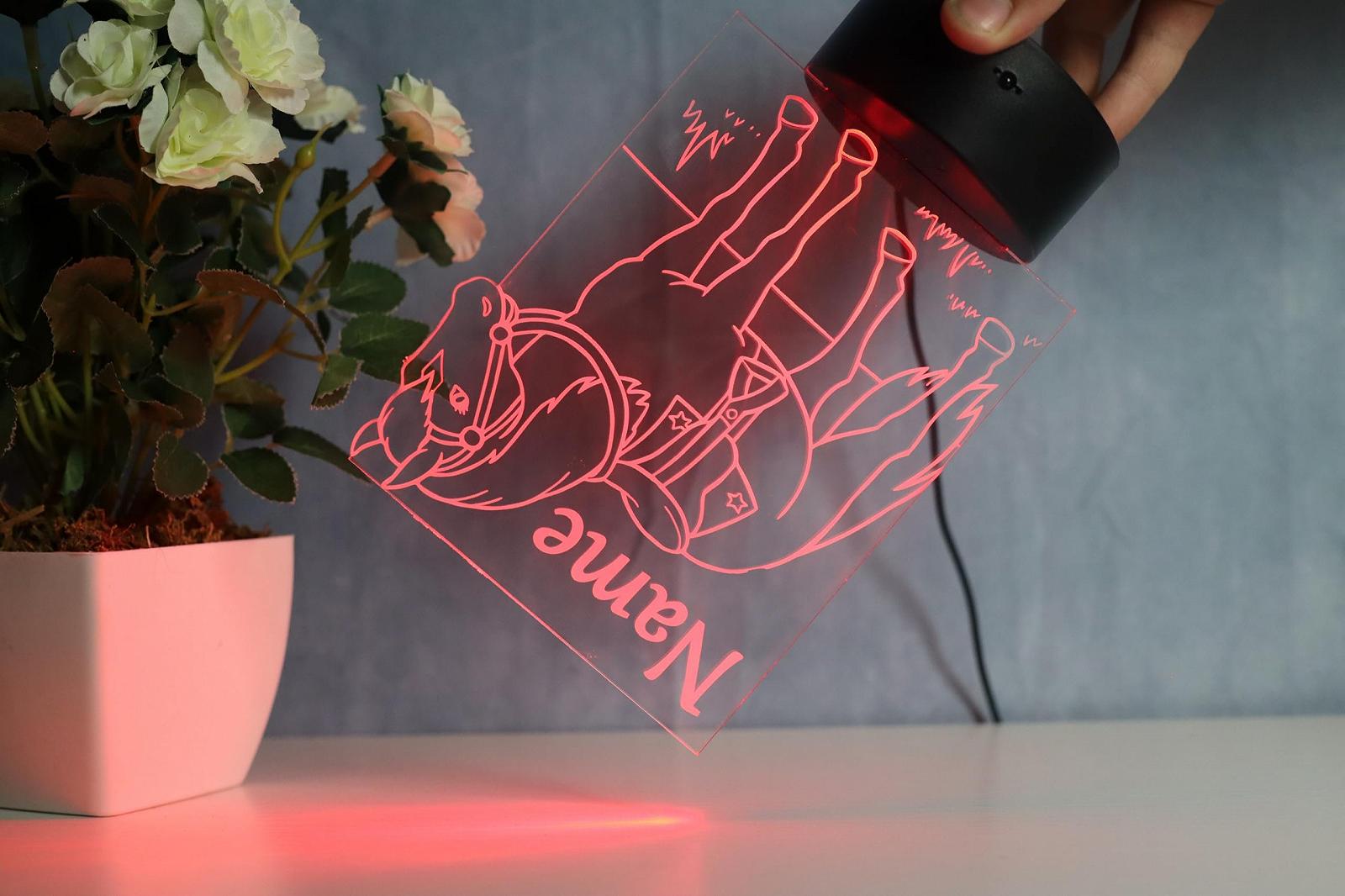Настольная светодиодная лампа Лошадь Персонализированная, фото №3