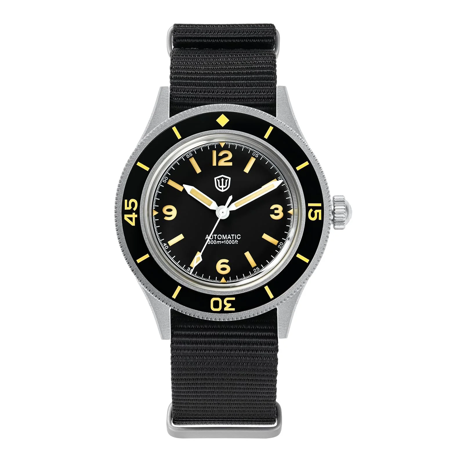 Дайверские часы Watchdives Мужские Винтажные WD50 Fathoms NH35 NH38 Автоматические Часы 40 мм Купольное Стекло 300 м Водонепроницаемые Дайверские Часы Черный Циферблат с Нейлоновым Ремнем, фото №1 Дайверские часы Watchdives Мужские Винтажные WD50 Fathoms NH35 NH38 Автоматические Часы 40 мм Купольное Стекло 300 м Водонепроницаемые Дайверские Часы Черный Циферблат с Нейлоновым Ремнем, фото №1