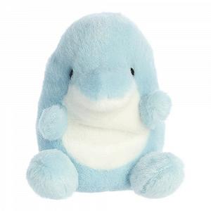 Мягкая игрушка Aurora Palm Pals Clicks Dolphin 33684 Синий 13 см - Фото 1
