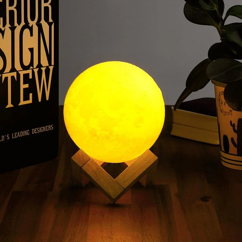 Настільна лампа BAKAJI Moon Shape LED 15 см, фото №6