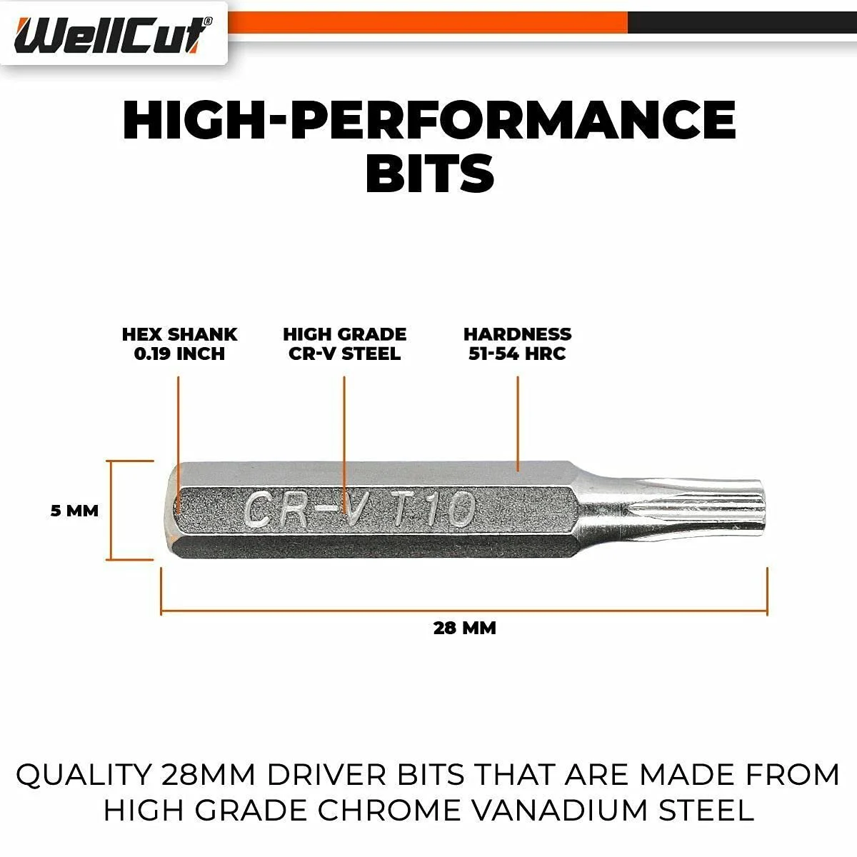 Набір викруток WellCut Precision Multipurpose Screwdriver Bit 20 x Bits, фото №6 Набір викруток WellCut Precision Multipurpose Screwdriver Bit 20 x Bits, фото №6