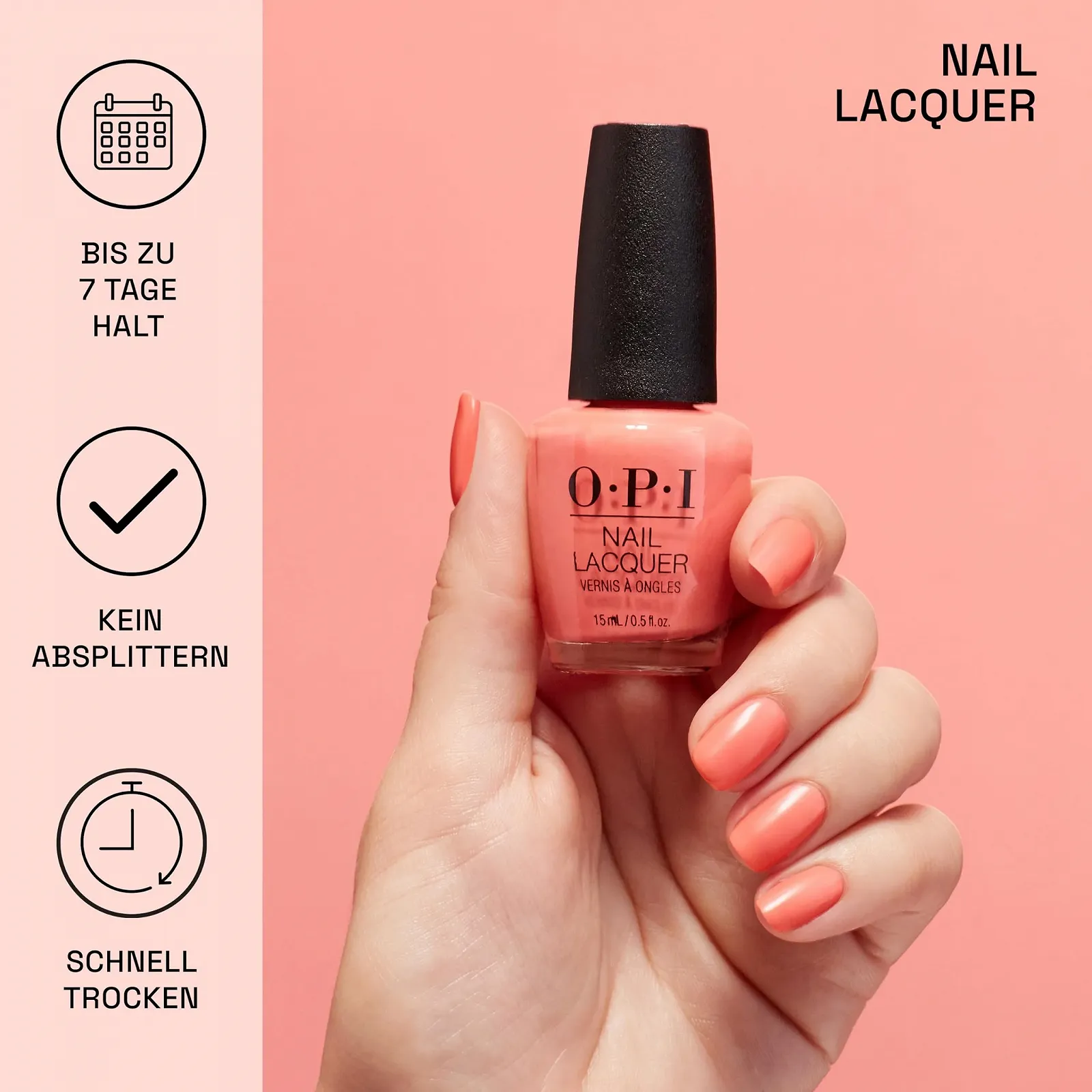 Верхнее покрытие для ногтей OPI - продлевает стойкость лака для ногтей - с очень широкой кистью ProWide для идеального нанесения, фото №2 Верхнее покрытие для ногтей OPI - продлевает стойкость лака для ногтей - с очень широкой кистью ProWide для идеального нанесения, фото №2