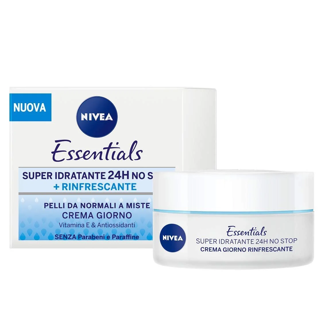 Зволожувальний крем Nivea Essentials 24H Refreshing 50 ml, фото №1