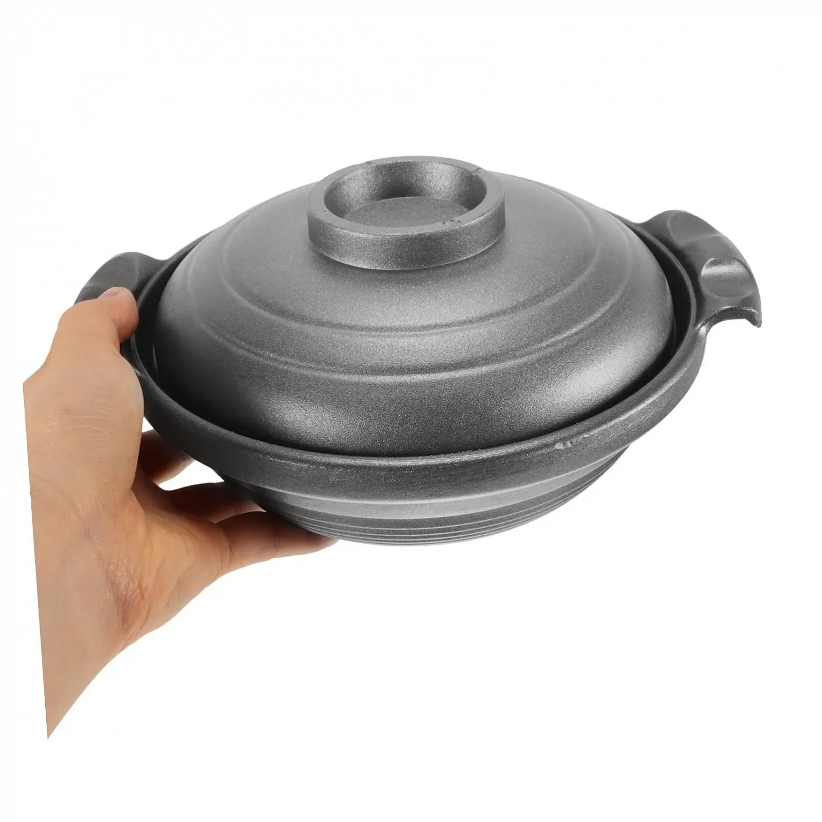 Каструля керамічна з подвійними ручками термостійка антипригарна з кришкою Стильний дизайн, фото №7 Каструля керамічна з подвійними ручками термостійка антипригарна з кришкою Стильний дизайн, фото №7