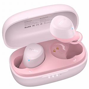 Наушники TOZO A1 Mini Bluetooth 5.3 Беспроводные В ухо С управлением через приложение, 30 час. премиум стереозвук IPX5 Водонепроницаемые Для маленьких ушей - Розовое золото - Фото 1