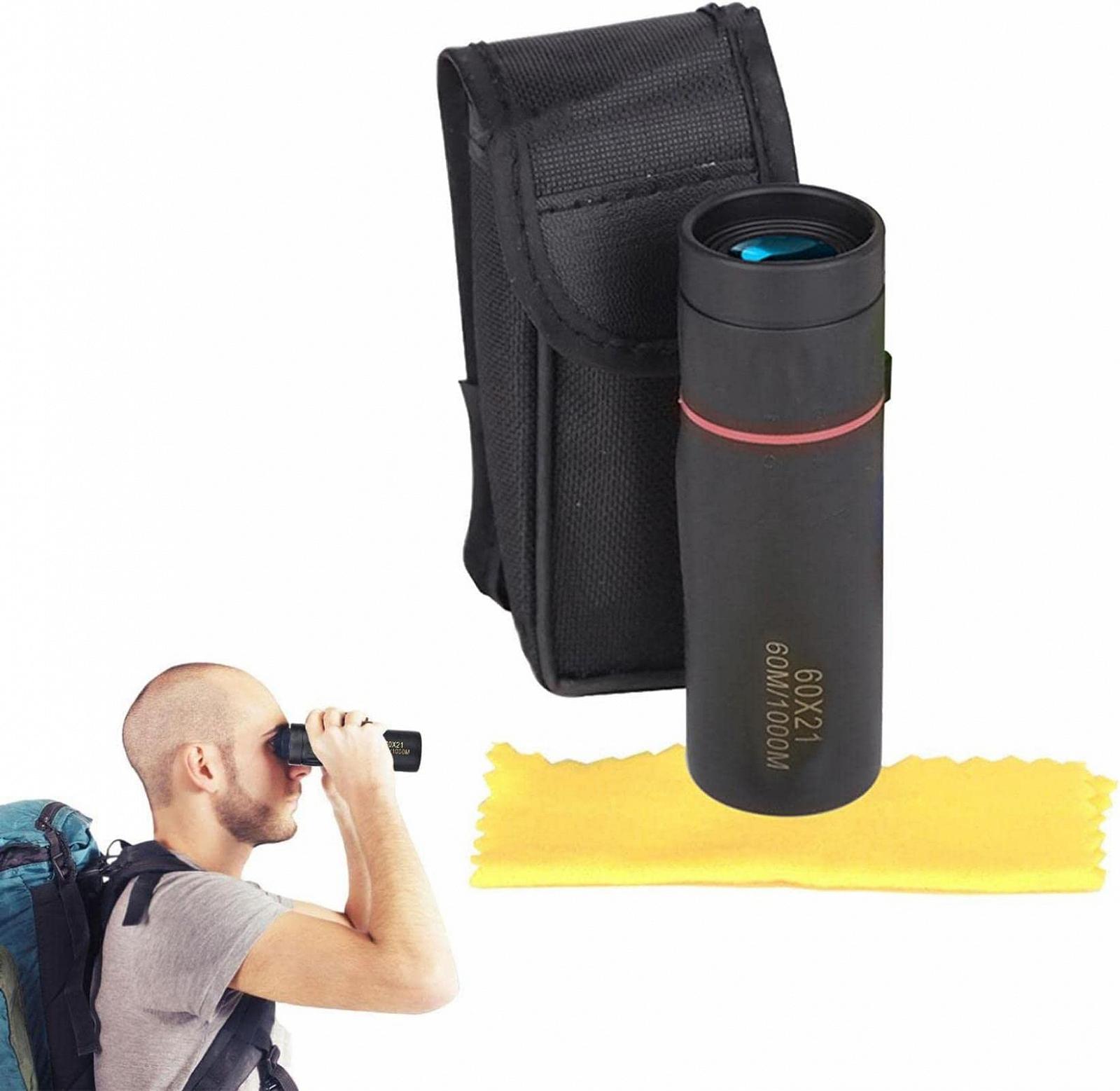 Монокуляр MRKU HD 21x60 Потужний з чітким баченням Легкий для подорожей та кемпінгу, фото №6
