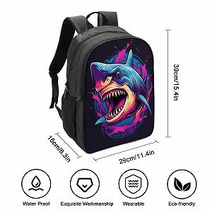 Школьный Рюкзак DPEOANEBN Shark Для Мальчиков, Девочек, Подростков, Водонепроницаемый, Style-8 synthetic.ua - Фото 1