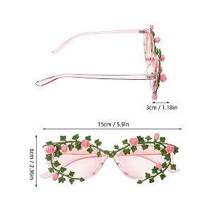 Стильні сонцезахисні окуляри з квітами VALICLUD для чоловіків і жінок synthetic.ua - Фото 1