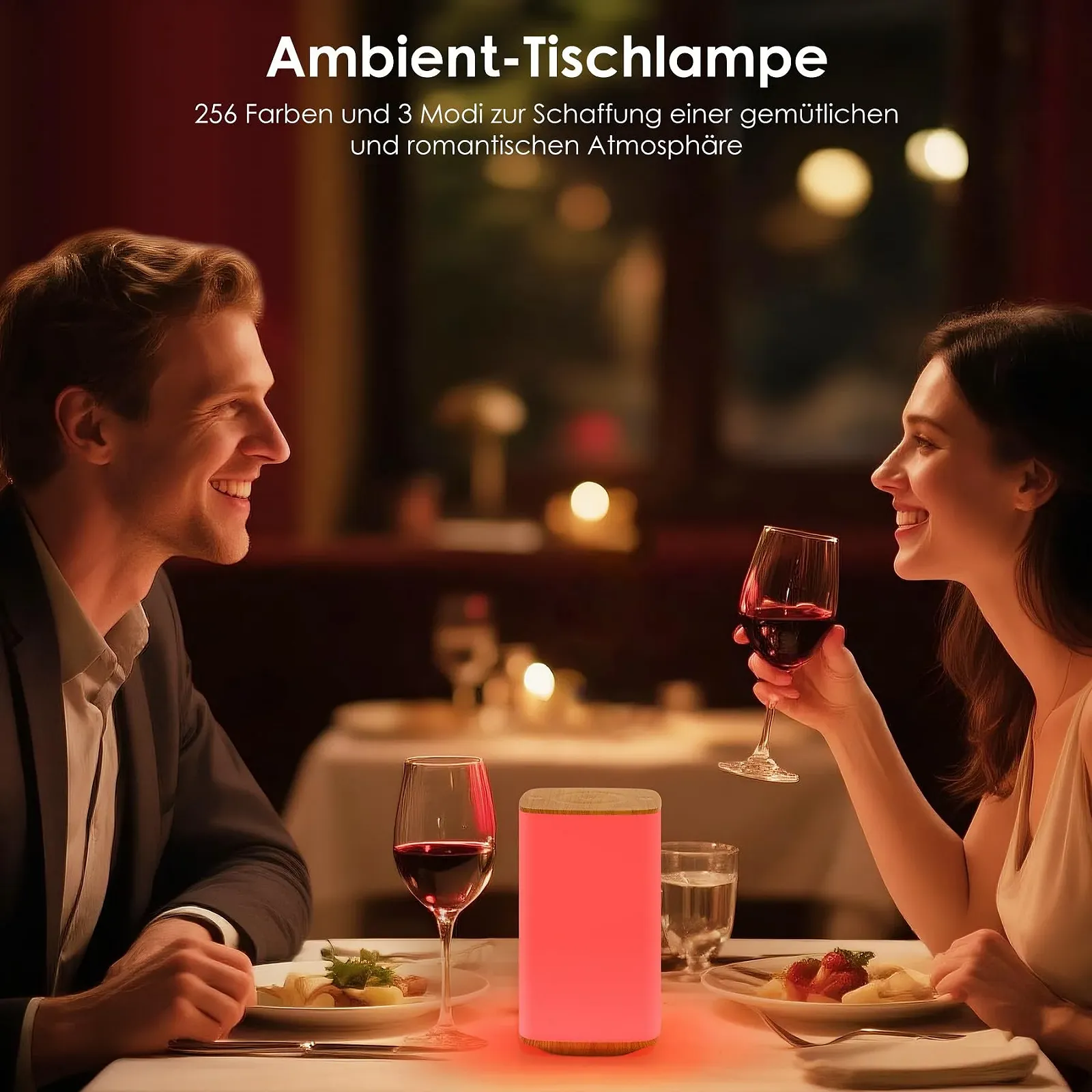 Приліжкова лампа Сенсорна Димер RGB 256 кольорів Акумулятор 3000 мАг Пульт ДК Таймер, фото №6