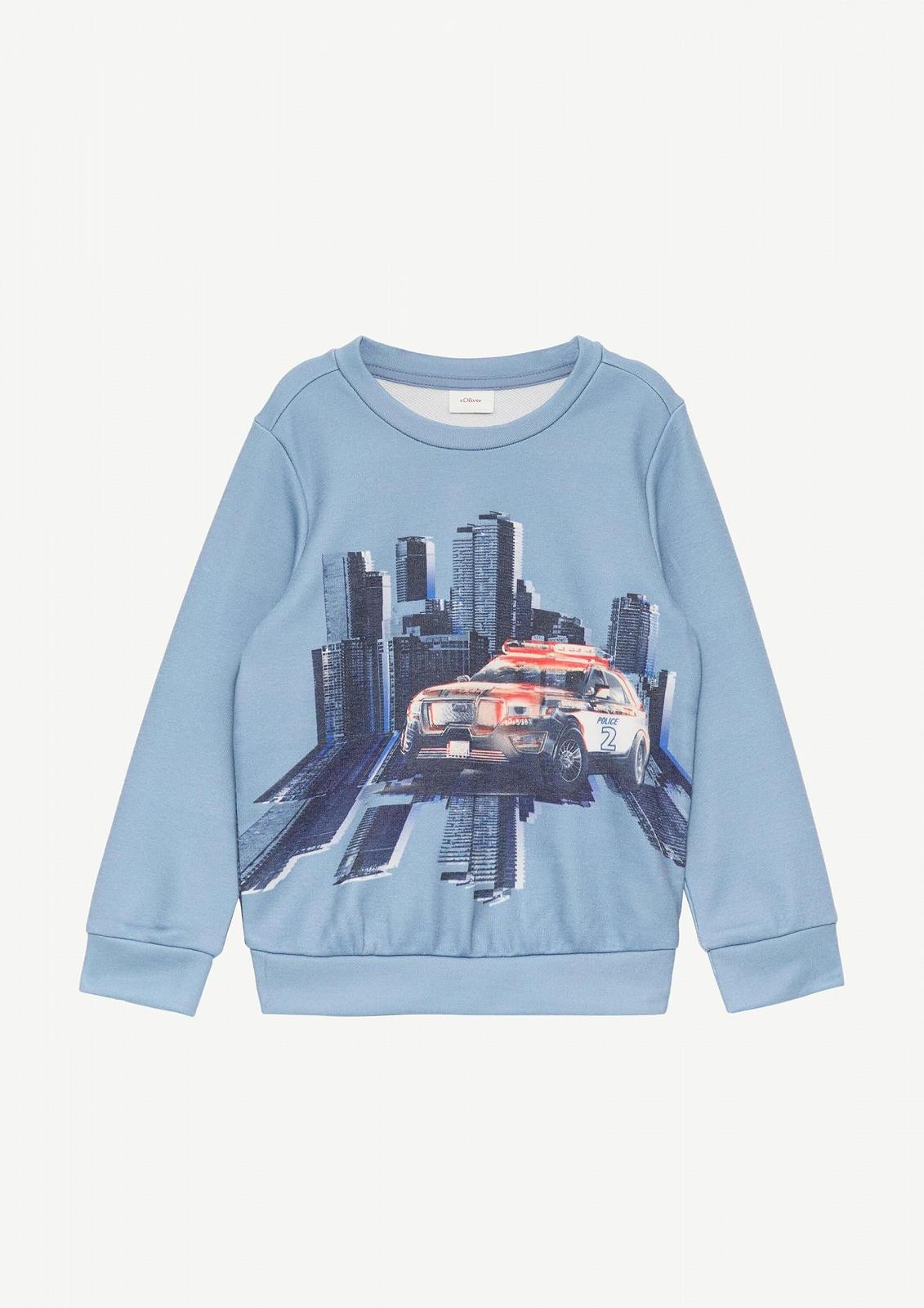 Світшот s.Oliver з принтом та ребристими манжетами, фото №4