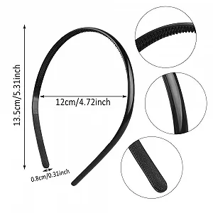 Обруч для волос Пластик Черный, 36 шт synthetic.ua - Фото 1