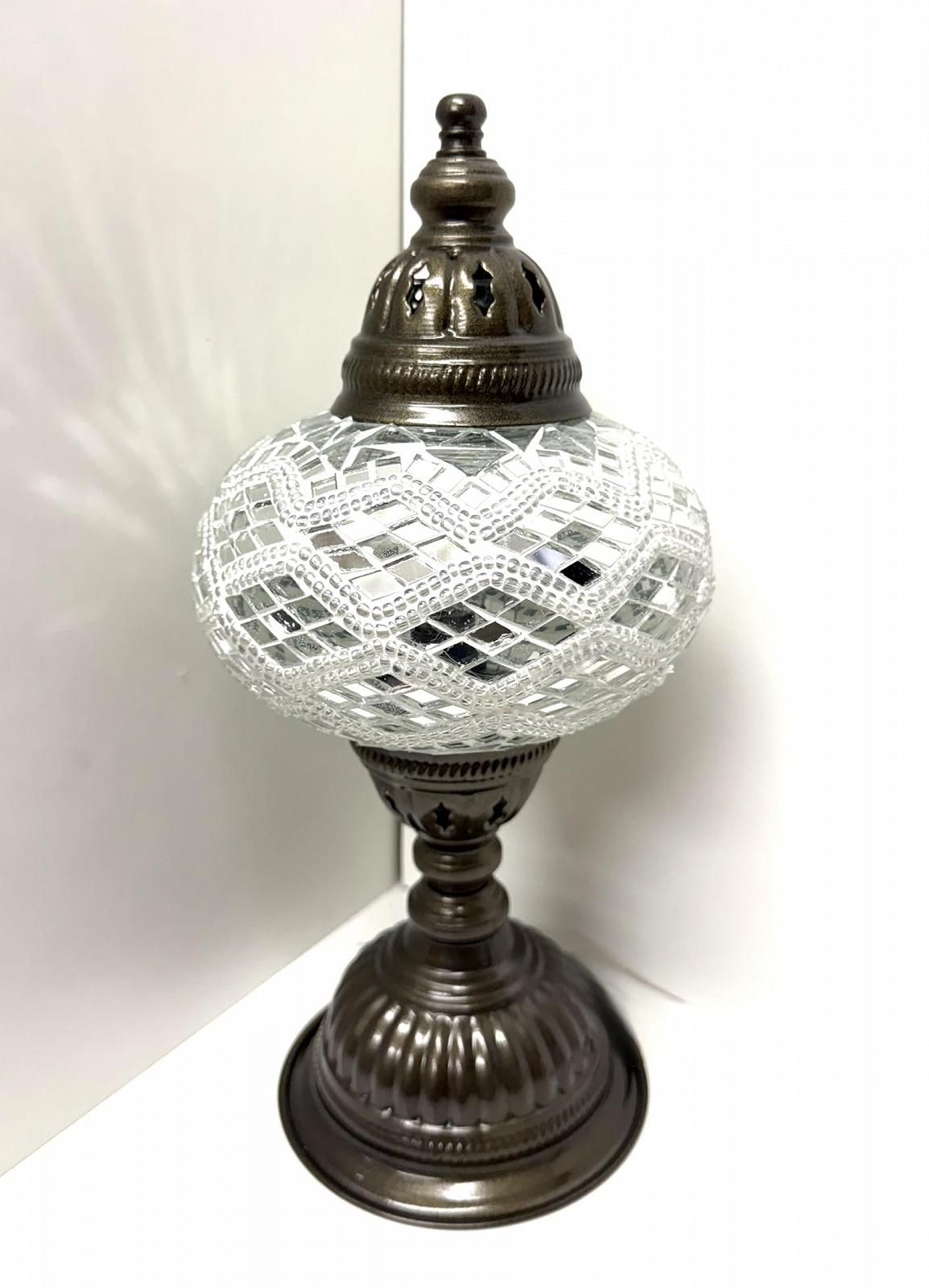 Настільна лампа Samarkand Lights Mosaic Oriental Silver, фото №3