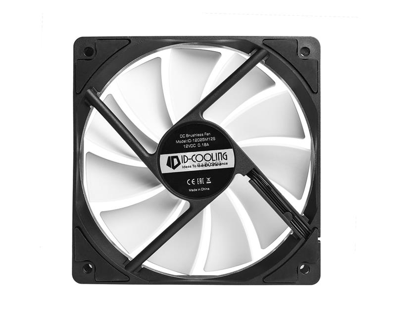 Вентилятор ID-Cooling XF-12025-SD-W, 120x120x25мм, 4-pin, черный, фото №3