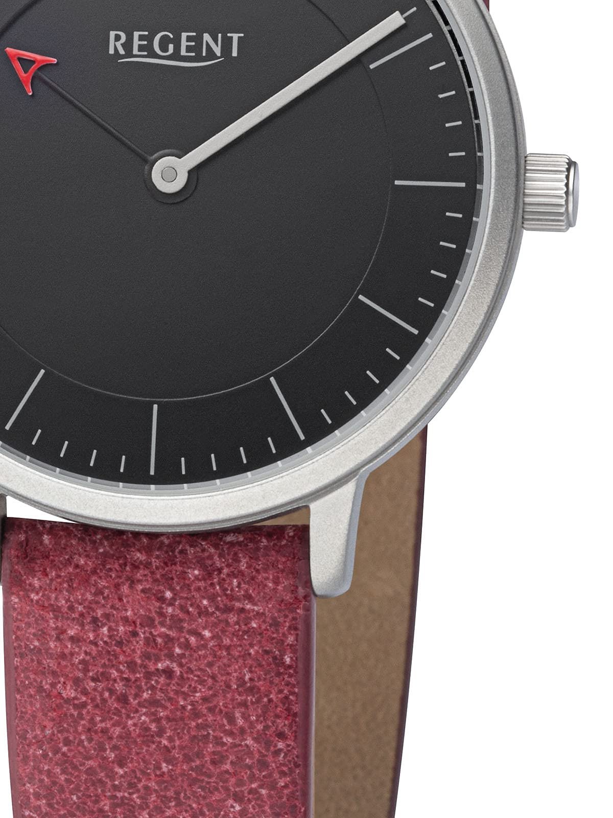 Женские часы Quartz REGENT Miyota Ремешок кожаный нержавеющая сталь 32 мм диаметр, фото №2