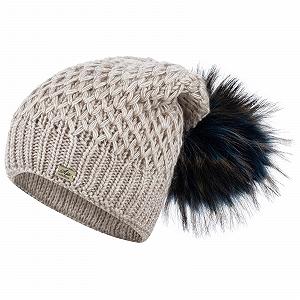 Вязаная шапка AJS зимняя с помпоном для девочек - Фото 1
