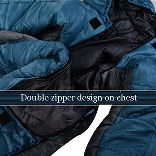 Спальний мішок Мумія XL для дорослих рюкзаків для туризму походів кемпінгу з рукавами і відділеннями для ніг бавовняна підкладка на 4 сезони тепла холодна погода, фото №3 Спальний мішок Мумія XL для дорослих рюкзаків для туризму походів кемпінгу з рукавами і відділеннями для ніг бавовняна підкладка на 4 сезони тепла холодна погода, фото №3