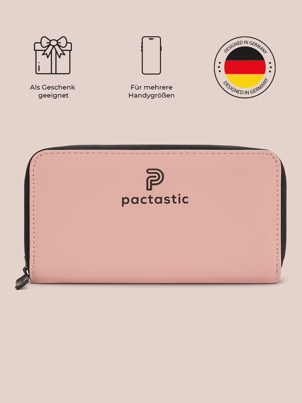 Гаманець Pactastic, 12 відділень для карток, відділення для монет, фото №4