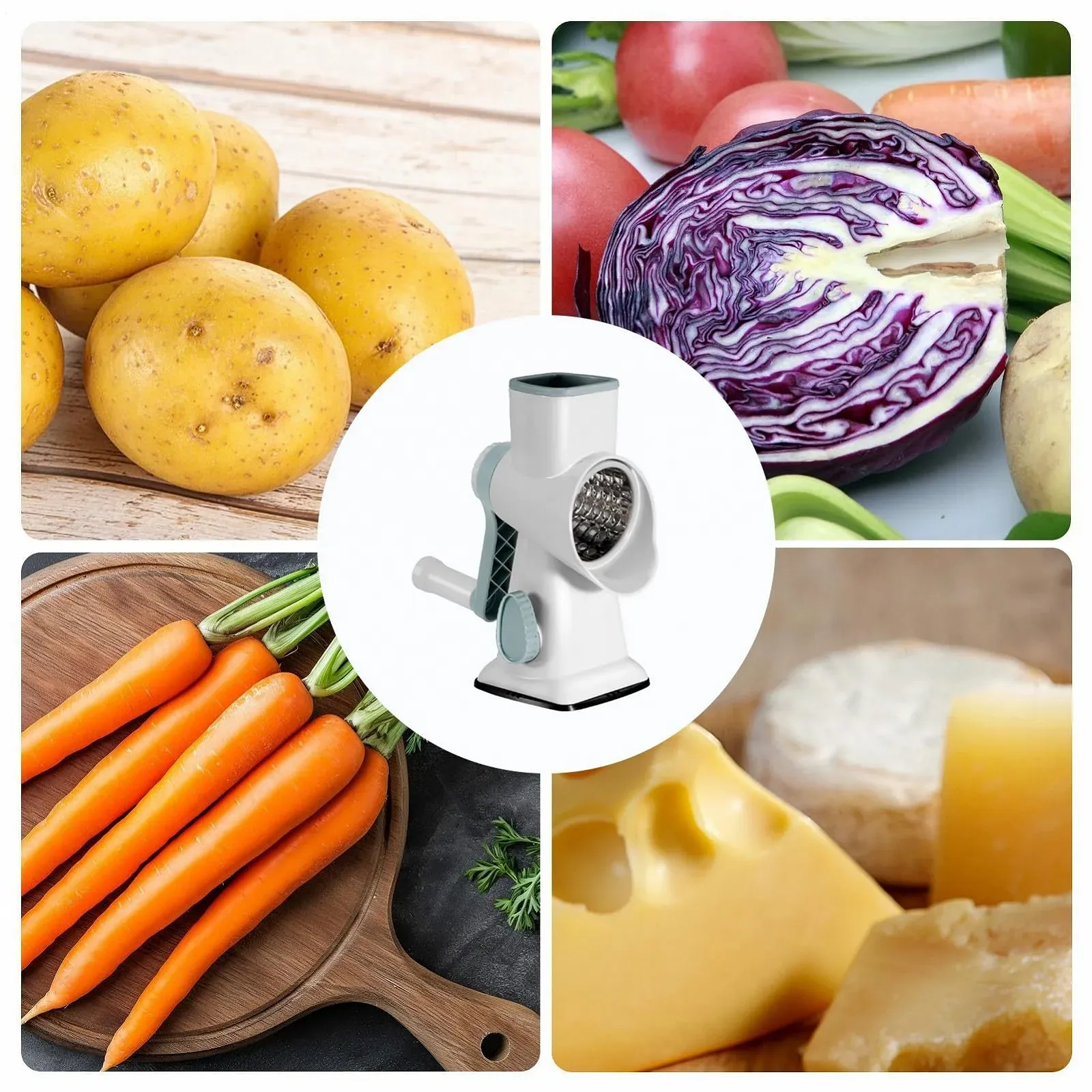 Ручна багатофункціональна овочерізка для продуктів для фруктів, картоплі, моркви для дому, ресторану та кухні, фото №5 Ручна багатофункціональна овочерізка для продуктів для фруктів, картоплі, моркви для дому, ресторану та кухні, фото №5