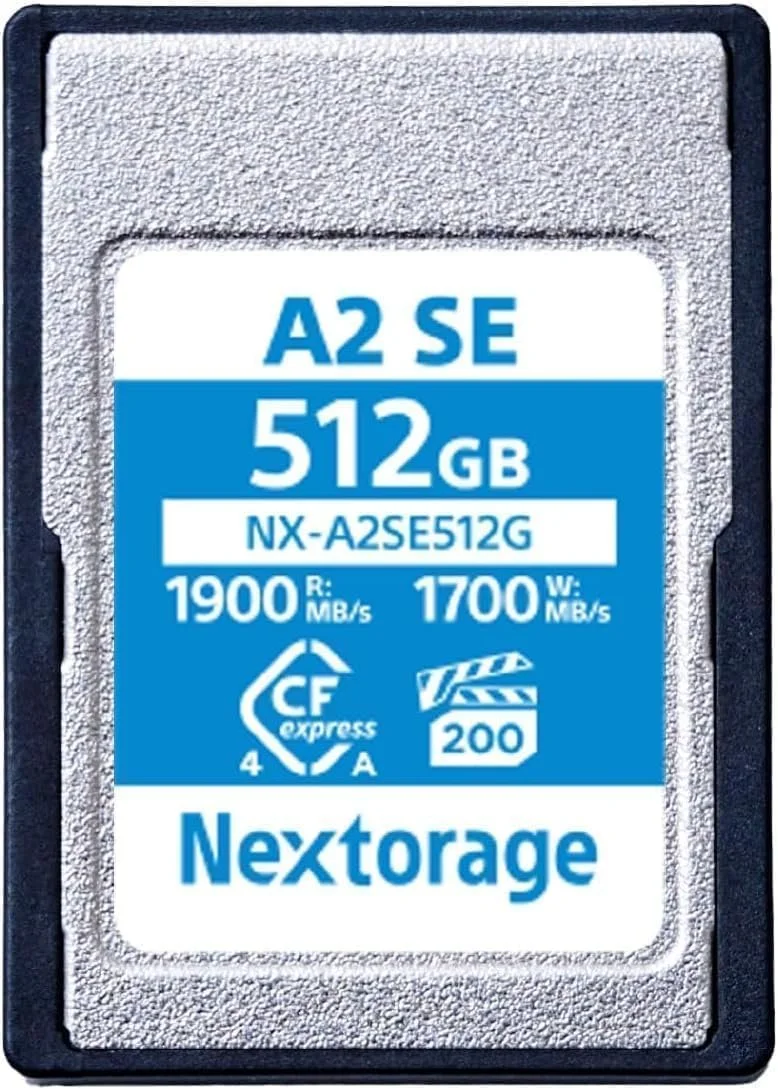 Карта памяти Nextorage NX-A2SE512G 512 ГБ VPG200 CFexpress Type A 1900 МБ/с, фото №1 Карта памяти Nextorage NX-A2SE512G 512 ГБ VPG200 CFexpress Type A 1900 МБ/с, фото №1