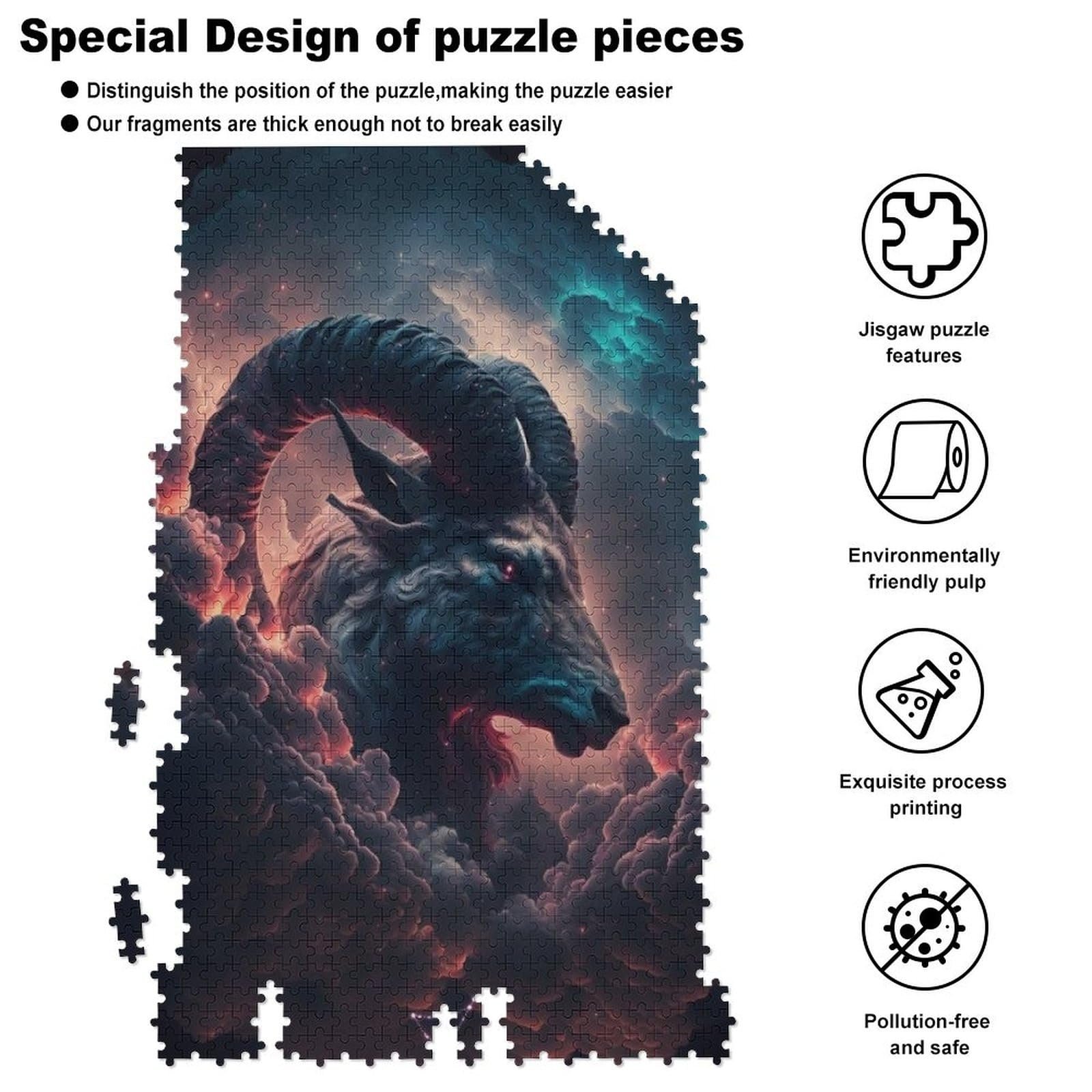 Пазл Ambitious Capricorn 1000 деталей 78 x 53 см, фото №5