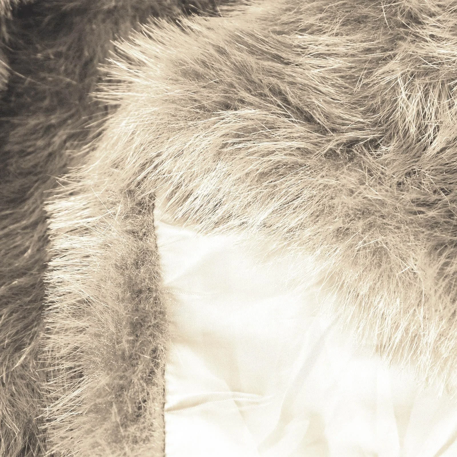 Коротка Куртка зі штучного хутра з лацканами, фото №4 Коротка Куртка зі штучного хутра з лацканами, фото №4