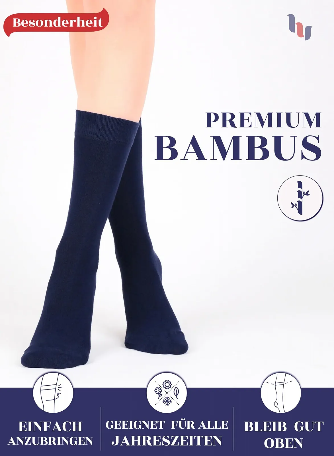 Жіночі шкарпетки Hugh Ugoli, тонкі (3 пари), фото №4