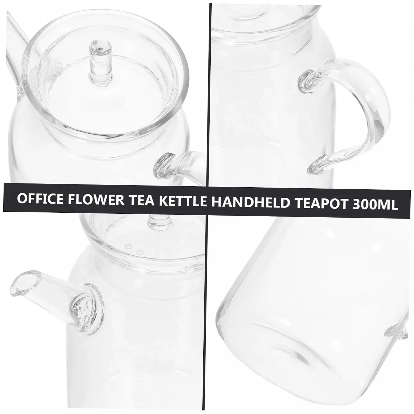 Чайник-заварник Стеклянный FUNNETOYU Термостойкий с фильтром для чая, фото №8