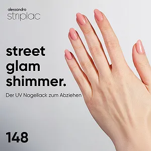 Гель-лак alessandro Striplac Street Glam Shimmer Розовый, 6.5 мл synthetic.ua - Фото 1