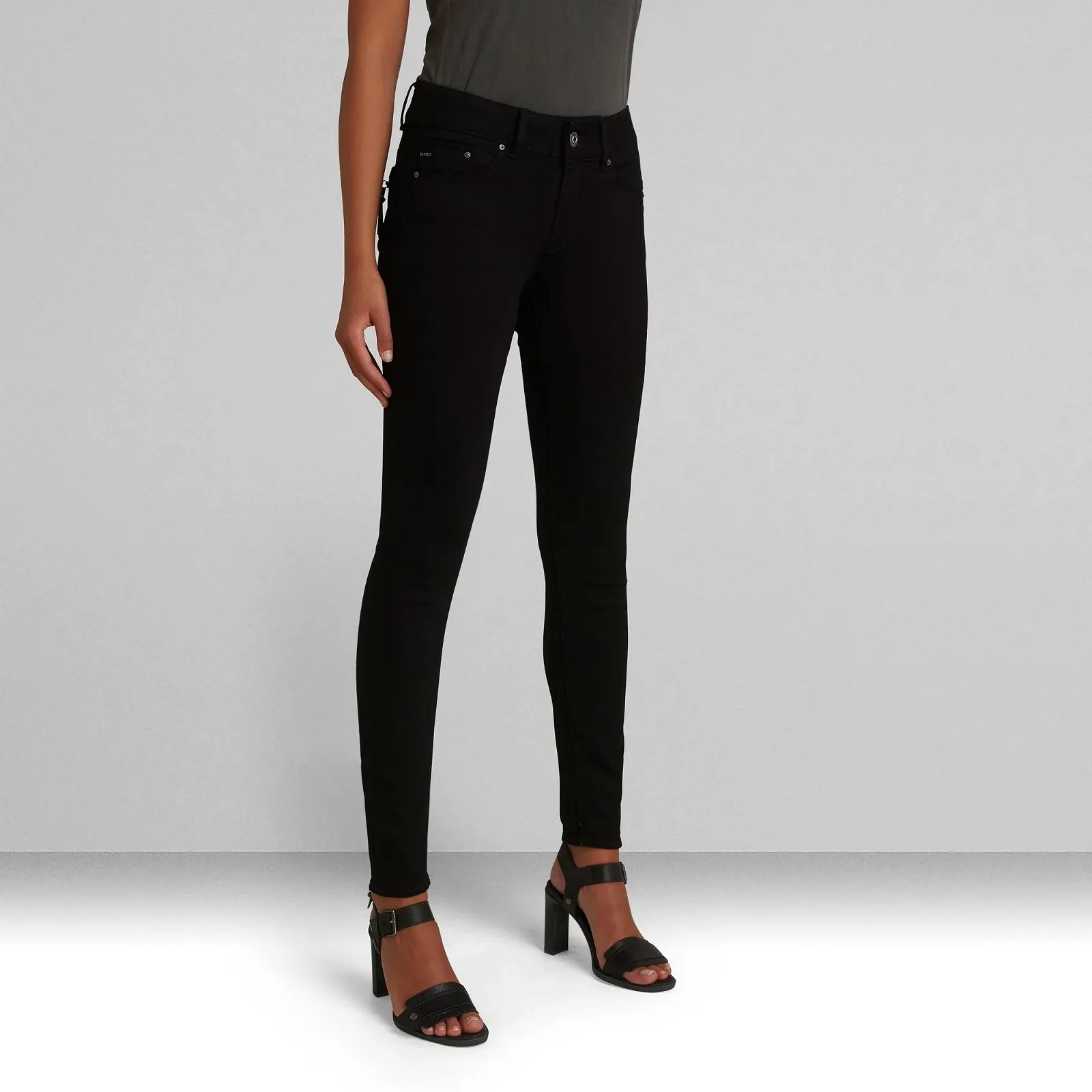 Жіночі джинси G‑STAR RAW Midge Cody Mid Skinny Jeans Pitch Black - 35, фото №1 Жіночі джинси G‑STAR RAW Midge Cody Mid Skinny Jeans Pitch Black - 35, фото №1