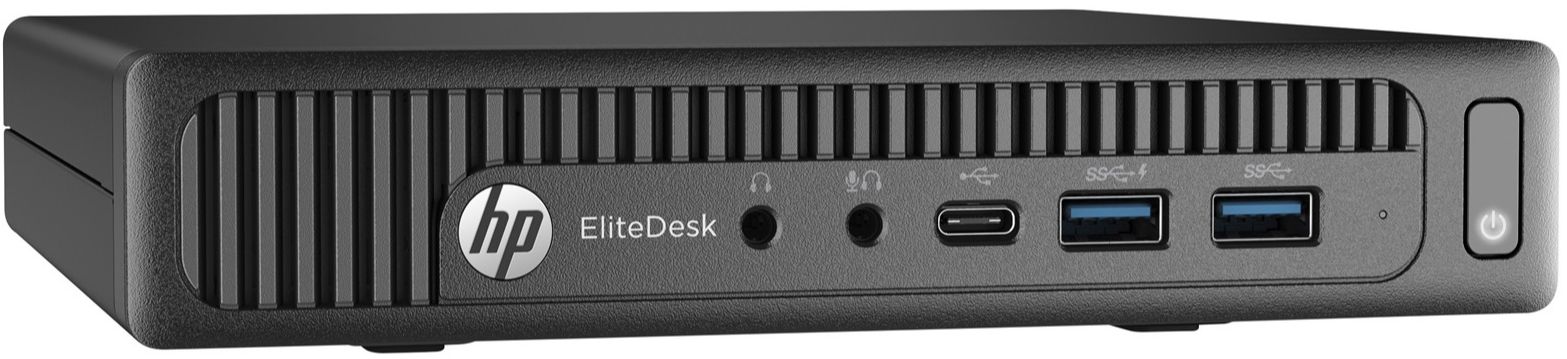 Комплект міні ПК HP EliteDesk 800 G2 / Intel Core i5-6500T / RAM 8GB / SSD 256GB / LAN / Windows 11 / Чорний, фото №3